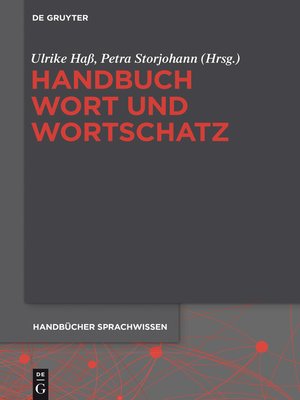 cover image of Handbuch Wort und Wortschatz